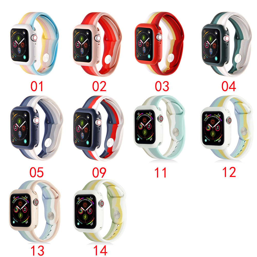 Simple And Creative Colorful Silicone Replacement Strap