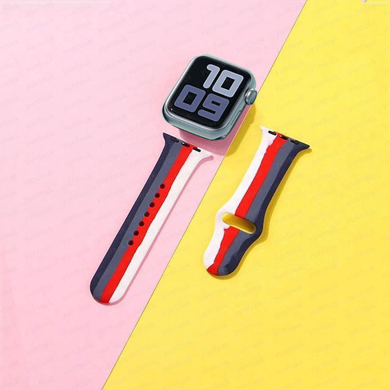 Simple And Creative Colorful Silicone Replacement Strap